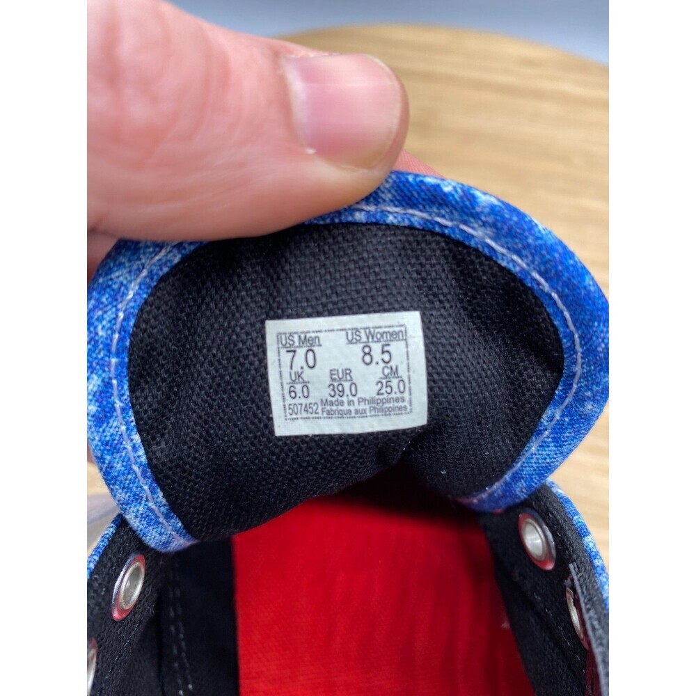 Vans Cobra Karate Shoes Blue 90s Canvas Denim Skate Sneakers Mens 7 Womens 8.5 - Picture 13 of 15